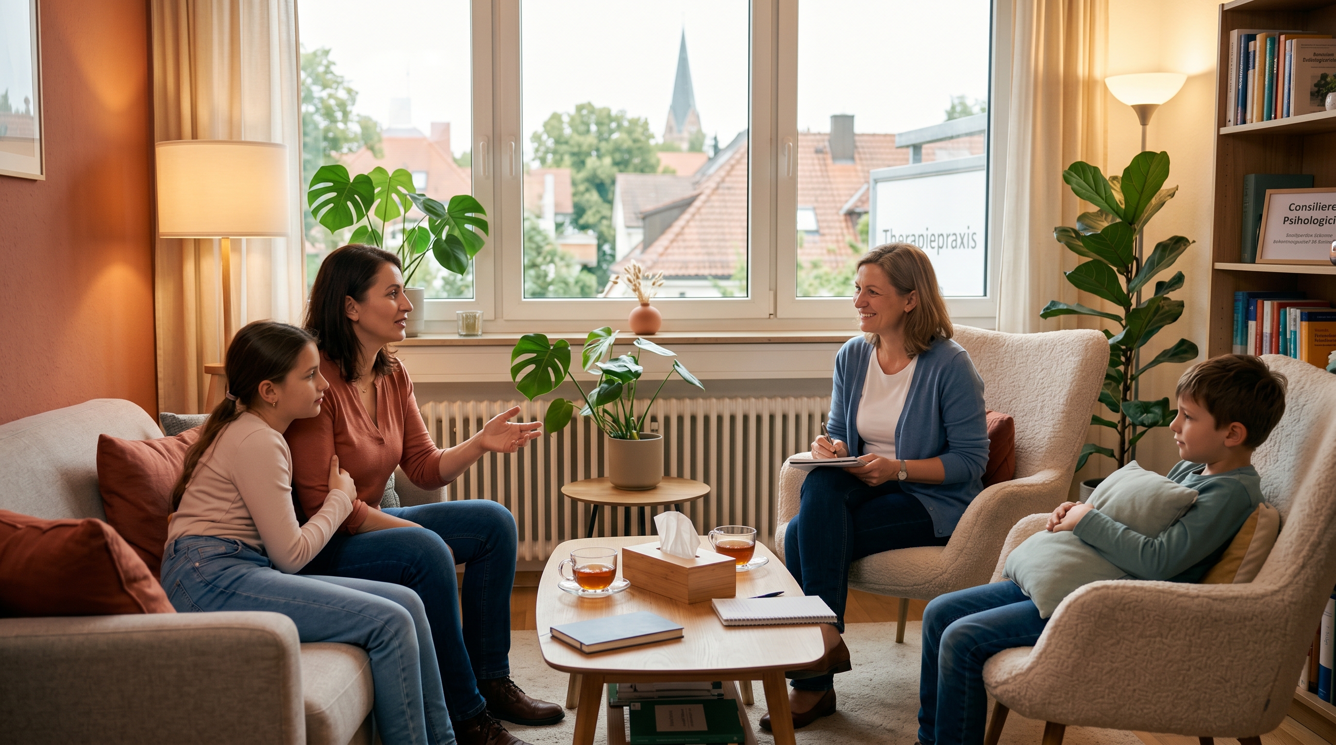 Familie română în terapie München
